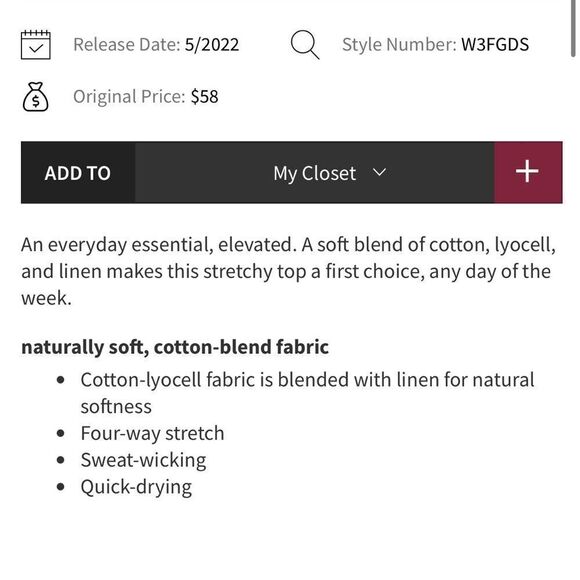 Lululemon Classic-Fit Cotton-Blend T-Shirt
White - Picture 3 of 7